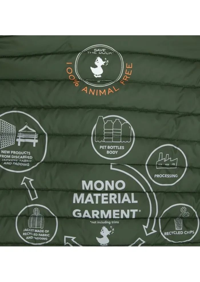 SAVE THE DUCK | DAUNENJACKE MIRO20 COLE GRÜN Clearance