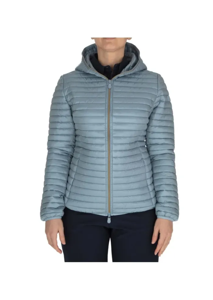 SAVE THE DUCK | DAUNENJACKE IRIS20 ALEXA HELLBLAU New