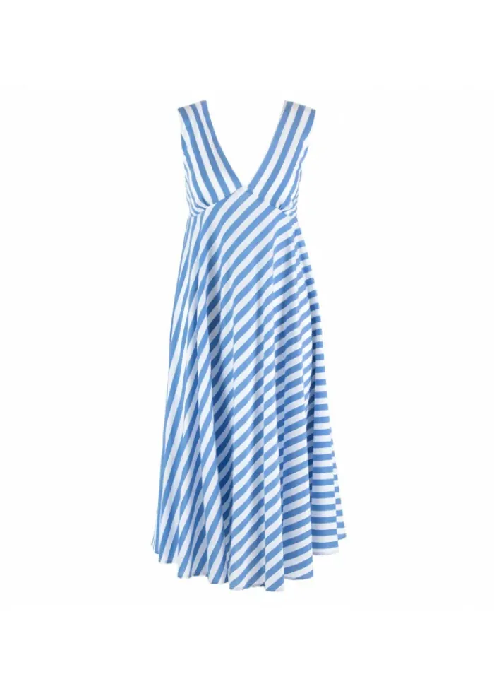 SEMICOUTURE | AUSGESTELLTES KLEID WEIß BLAU Outlet