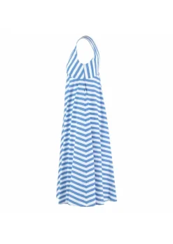 SEMICOUTURE | AUSGESTELLTES KLEID WEIß BLAU Outlet