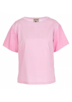 SEMICOUTURE | HEMD BAUMWOLLE STICKEREI ROSA Online