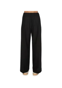 SEMICOUTURE | HOSE BREITES BEIN ANTHRAZITGRAU Online