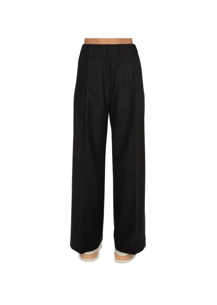 SEMICOUTURE | HOSE BREITES BEIN ANTHRAZITGRAU Online