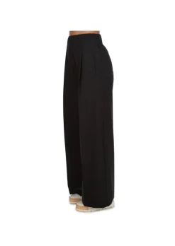 SEMICOUTURE | HOSE BREITES BEIN ANTHRAZITGRAU Online