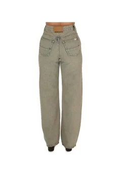 SEMICOUTURE | JEANS DIRTY STONE WASHED AUSGERASCHENER DENIM New