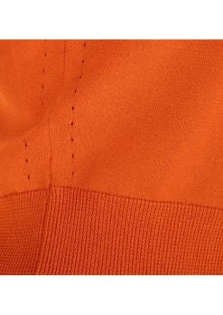 SEMICOUTURE | PULLOVER V-AUSSCHNITT ORANGE Clearance