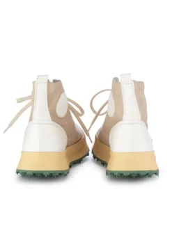 SHOTO | HIGHT-TOP SNEAKER FOULARD BEIGE Sale