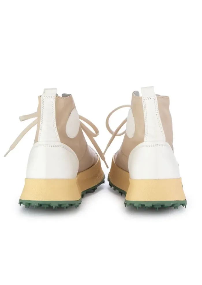 SHOTO | HIGHT-TOP SNEAKER FOULARD BEIGE Sale