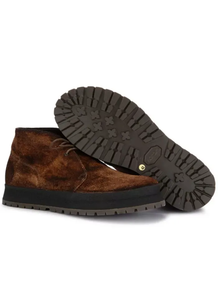 SHOTO | SCHNÜRSCHUHE ALCE WILDLEDER BRAUN Clearance