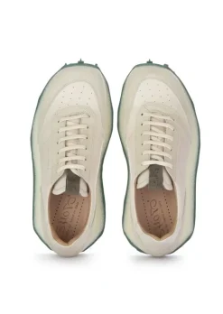 SHOTO | SNEAKER WATER WEIß GRÜN New