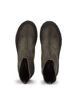 SHOTO | STIEFELETTEN PELUCHE DIVE GRAU New