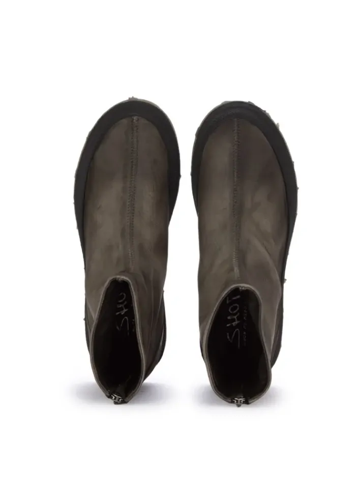 SHOTO | STIEFELETTEN PELUCHE DIVE GRAU New
