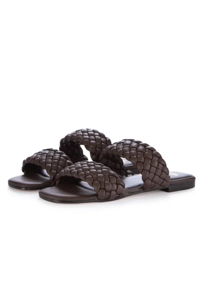 SPAZIO CORRIDONI 1 MILANO | SANDALEN DOPPLEBAND DUNKLEBRAUN Clearance