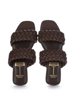SPAZIO CORRIDONI 1 MILANO | SANDALEN DOPPLEBAND DUNKLEBRAUN Clearance
