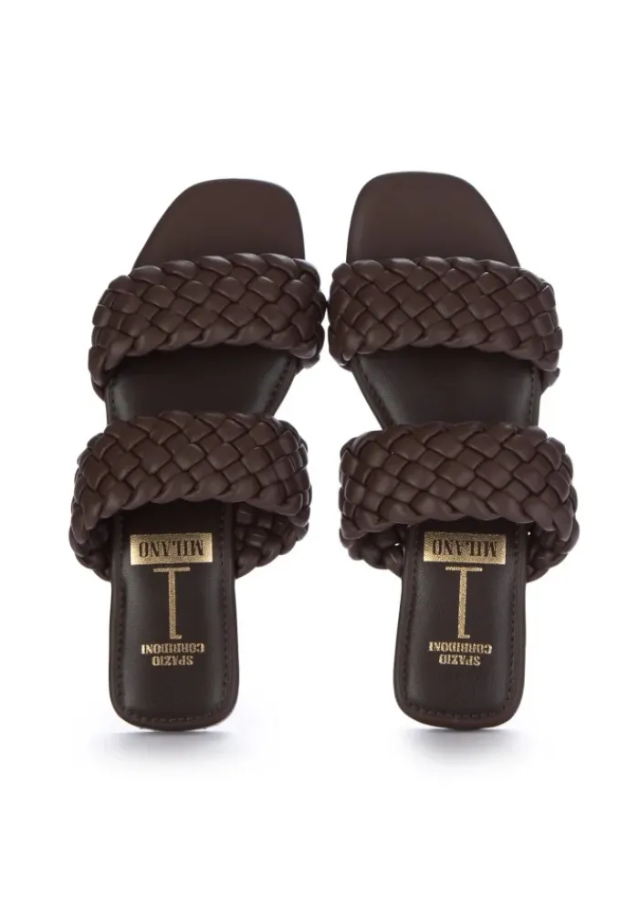 SPAZIO CORRIDONI 1 MILANO | SANDALEN DOPPLEBAND DUNKLEBRAUN Clearance