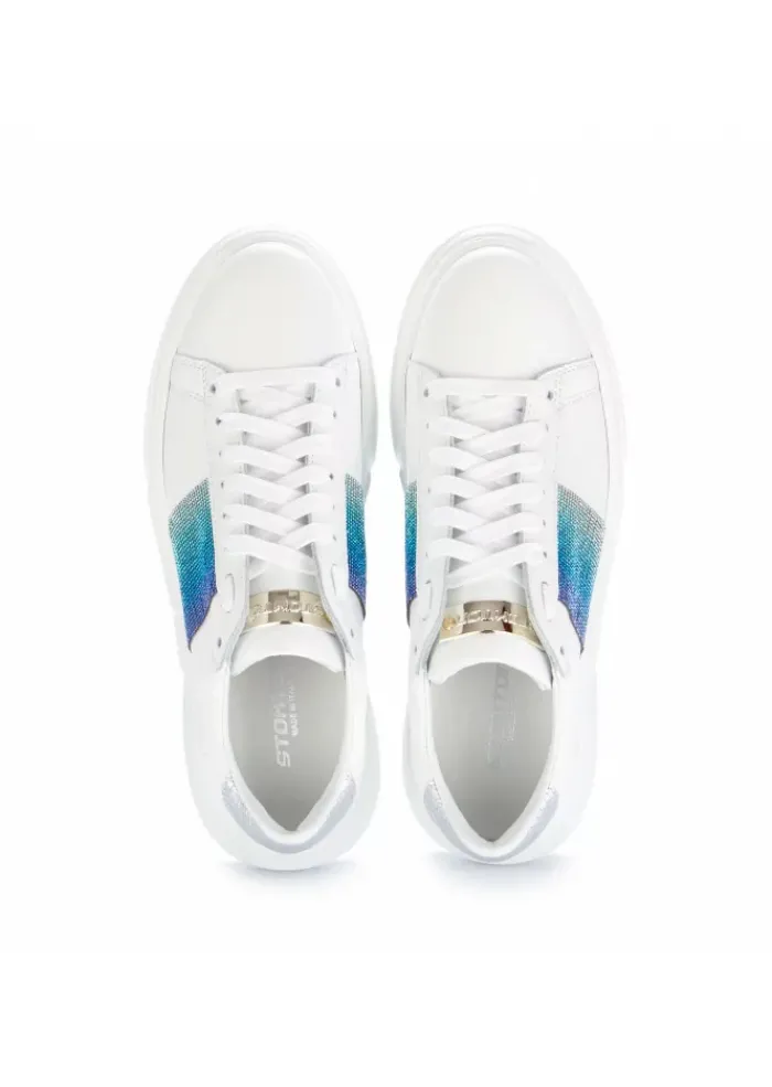 STOKTON | SNEAKER WEIß BLAU Outlet