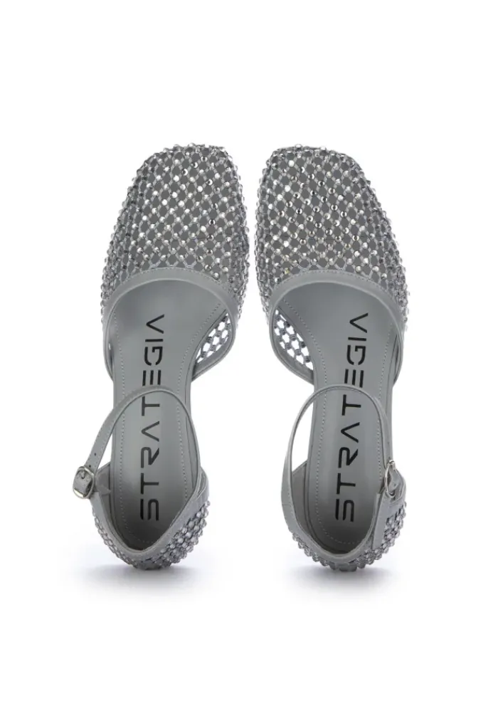STRATEGIA | PUMPS SHINY ALL OVER STRASS GRAU Online