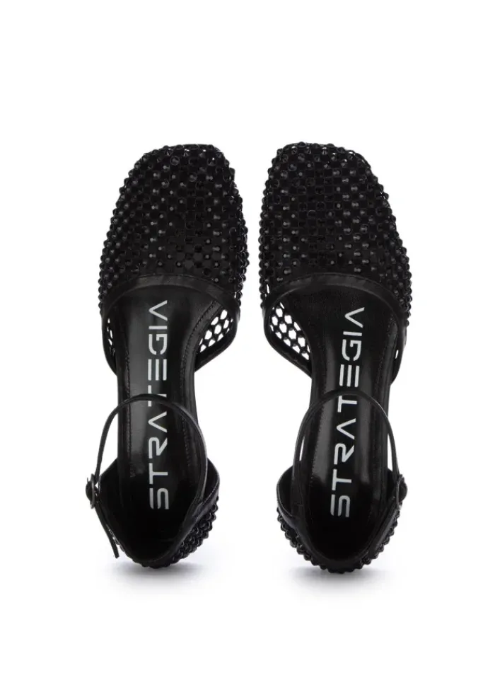 STRATEGIA | PUMPS SHINY ALL OVER STRASS SCHWARZ Discount