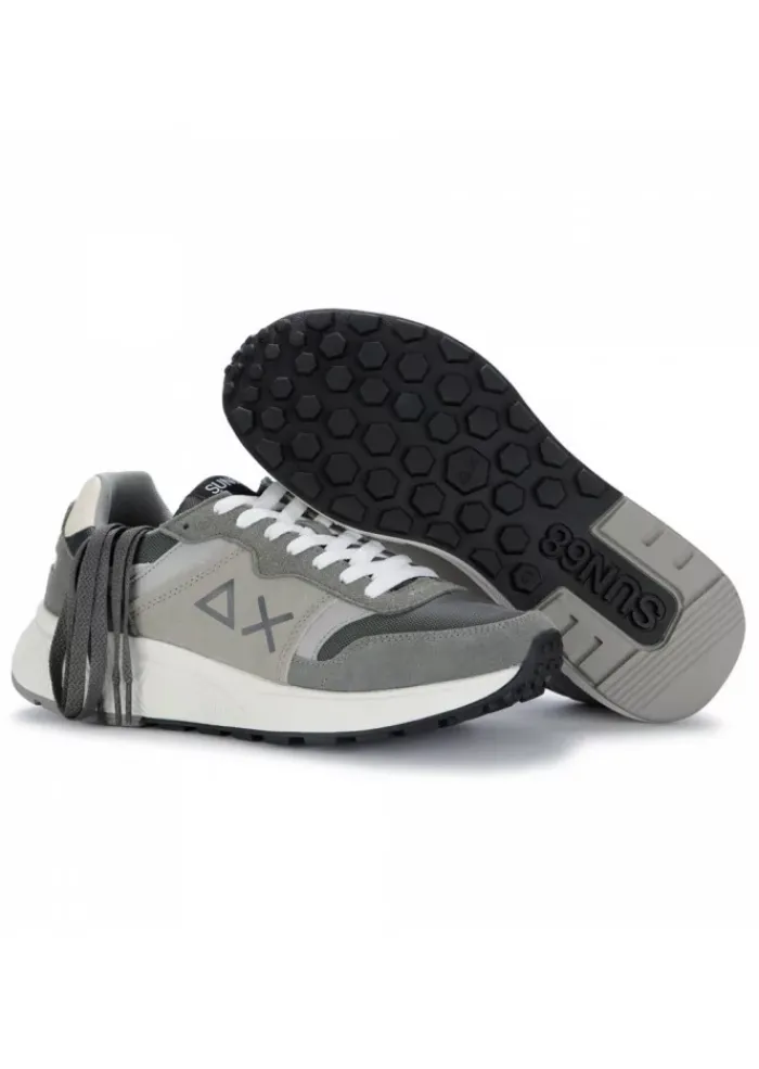 SUN68 | HERRENSNEAKERS DADDY 34 GRAU ERSATZSCHNÜRSENKEL Outlet