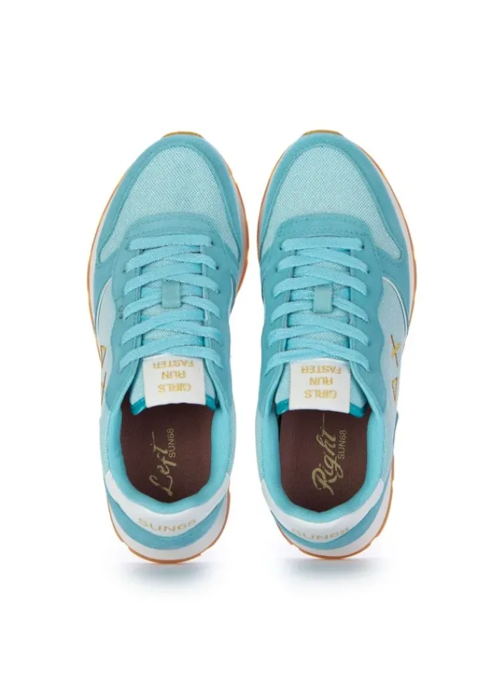 SUN68 | SNEAKER ALLY GLITTER TEXTILE HELLBLAU Hot