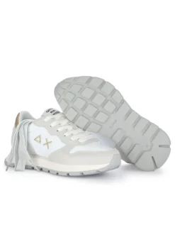SUN68 | SNEAKER ALLY GOLD SILVER WEIß GRAU Hot