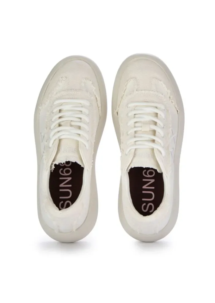 SUN68 | SNEAKER JUNO CANVAS WEIß Fashion