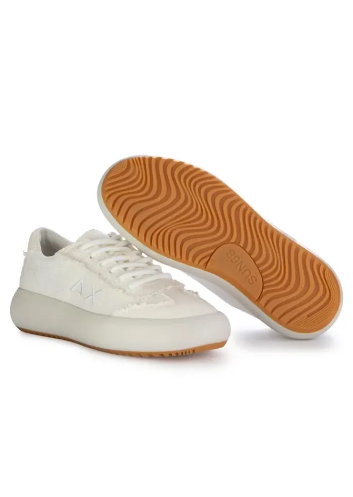 SUN68 | SNEAKER JUNO CANVAS WEIß Fashion