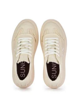 SUN68 | SNEAKER JUNO CANVAS CREMEWEIß Outlet