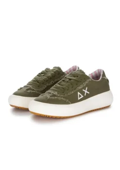 SUN68 | SNEAKER JUNO CANVAS GRÜN Hot