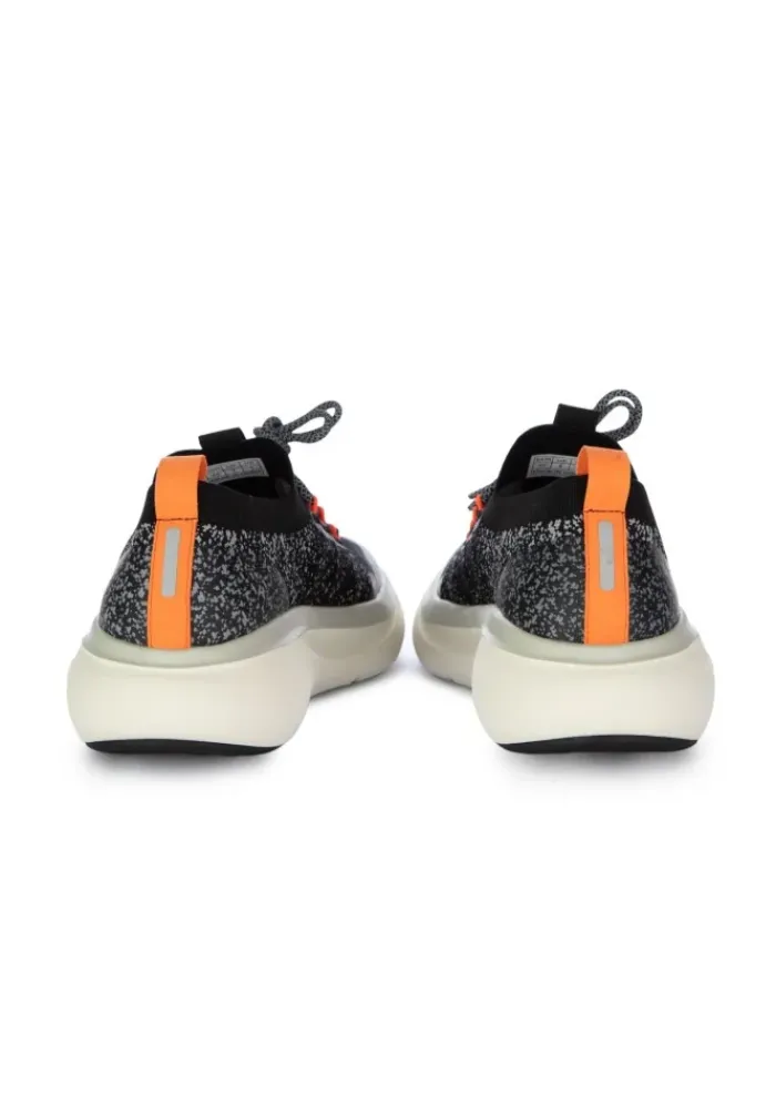 SUN68 | SNEAKER JUPITER KNIT SCHWARZ ORANGE Online