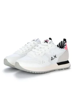 SUN68 | SNEAKER STARGIRL TRANSPARENT PATCH WEIß Discount