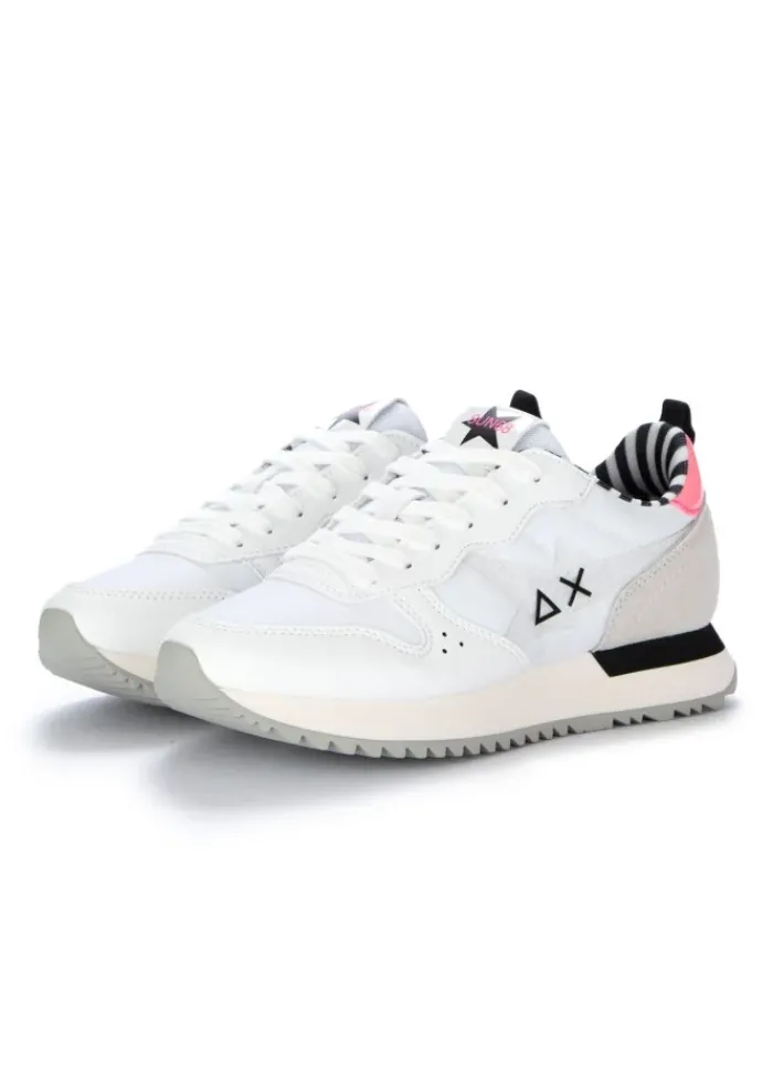 SUN68 | SNEAKER STARGIRL TRANSPARENT PATCH WEIß Discount