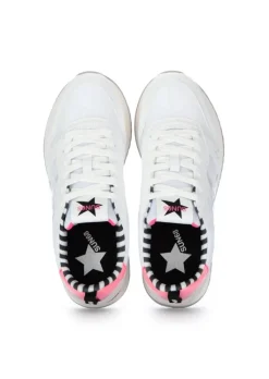 SUN68 | SNEAKER STARGIRL TRANSPARENT PATCH WEIß Discount