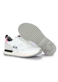 SUN68 | SNEAKER STARGIRL TRANSPARENT PATCH WEIß Discount