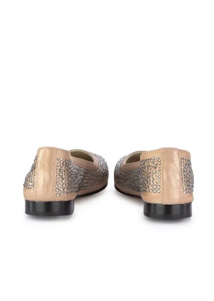TON GOUT | BALLERINAS TINNA POLVERE MEKONG STRASS BEIGE Fashion