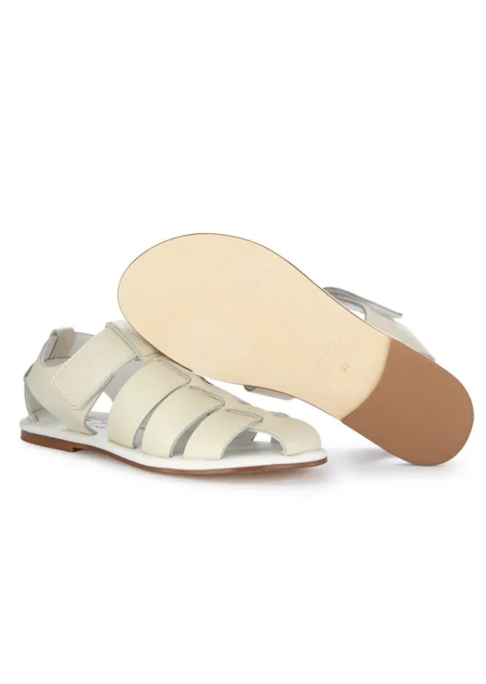 TON GOUT | SANDALEN TWIST ICEBERG CREMEWEIß Hot