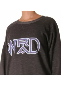 WRAD UNISEX KLEIDUNG JACKE BIO BAUMWOLLE LOGO GRAU Clearance