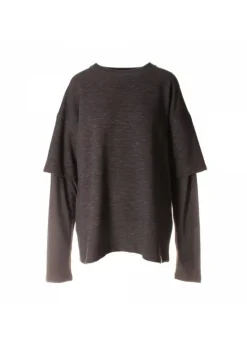 WRAD UNISEX KLEIDUNG SWEATSHIRT BIO BAUMWOLLE T-SHIRT GRAU Hot