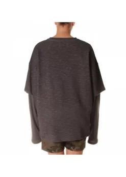 WRAD UNISEX KLEIDUNG SWEATSHIRT BIO BAUMWOLLE T-SHIRT GRAU Hot