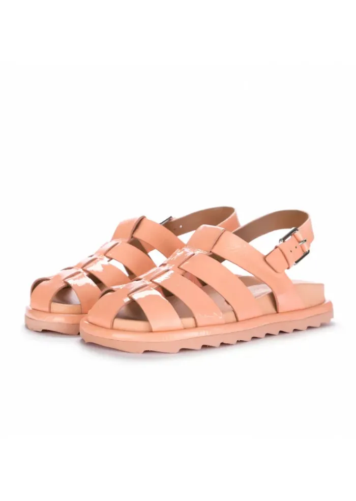 VICENZA | SANDALEN CAGED DESIGN LEDER LACHSROSA Best