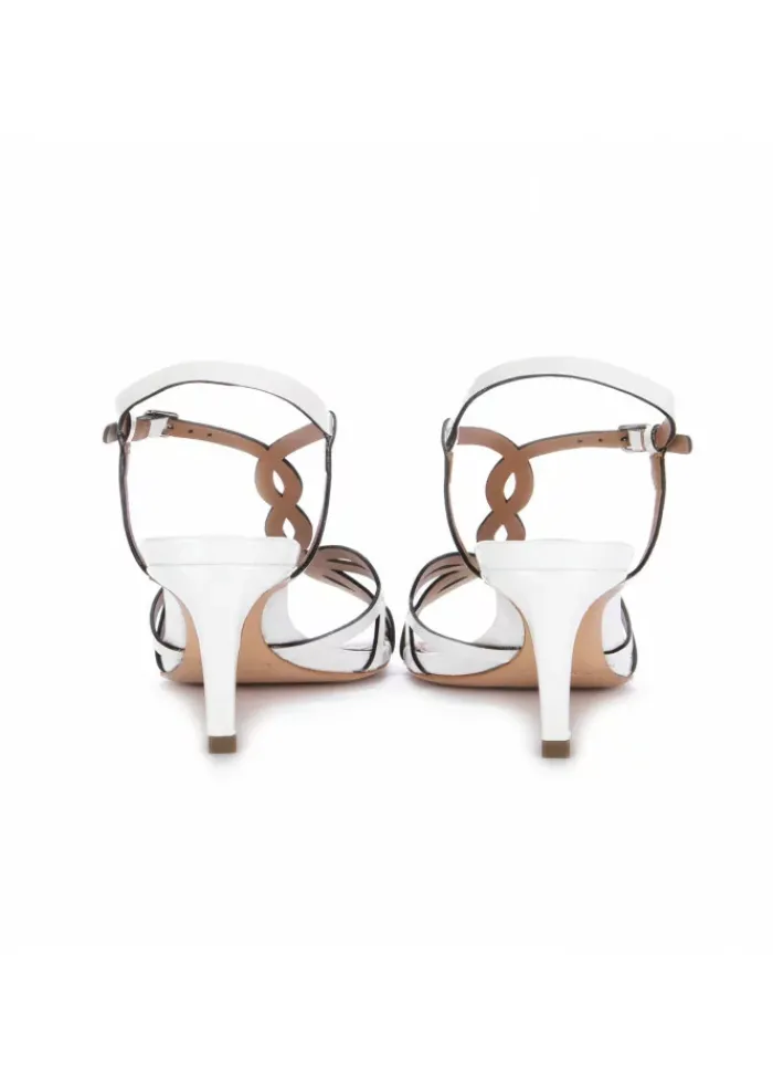 VICENZA | SANDALEN MIT ABSATZ LACKLEDER WEIß Outlet