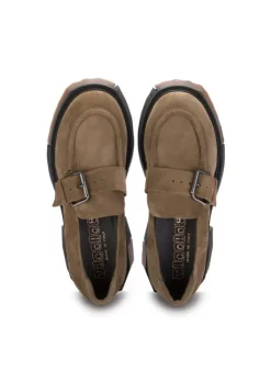 VICOLO 8 | CHUNKY LOAFERS WILDLEDER BRAUN Discount