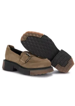 VICOLO 8 | CHUNKY LOAFERS WILDLEDER BRAUN Discount