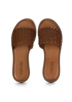 VUEVA | SANDALEN GEFLOTCHEN RIEMEN BRAUN Online