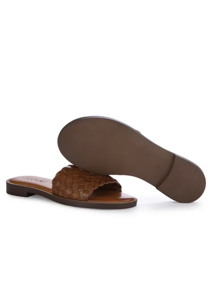 VUEVA | SANDALEN GEFLOTCHEN RIEMEN BRAUN Online