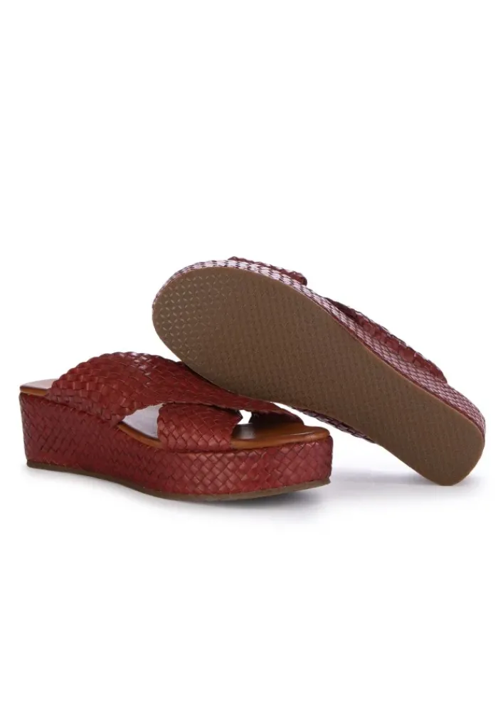 VUEVA | SANDALEN TERRA BURGUND New