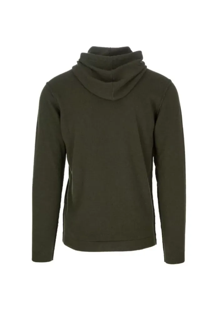WOOL & CO WOOL & CO | PULLOVER KAPUZEN GRÜN Discount