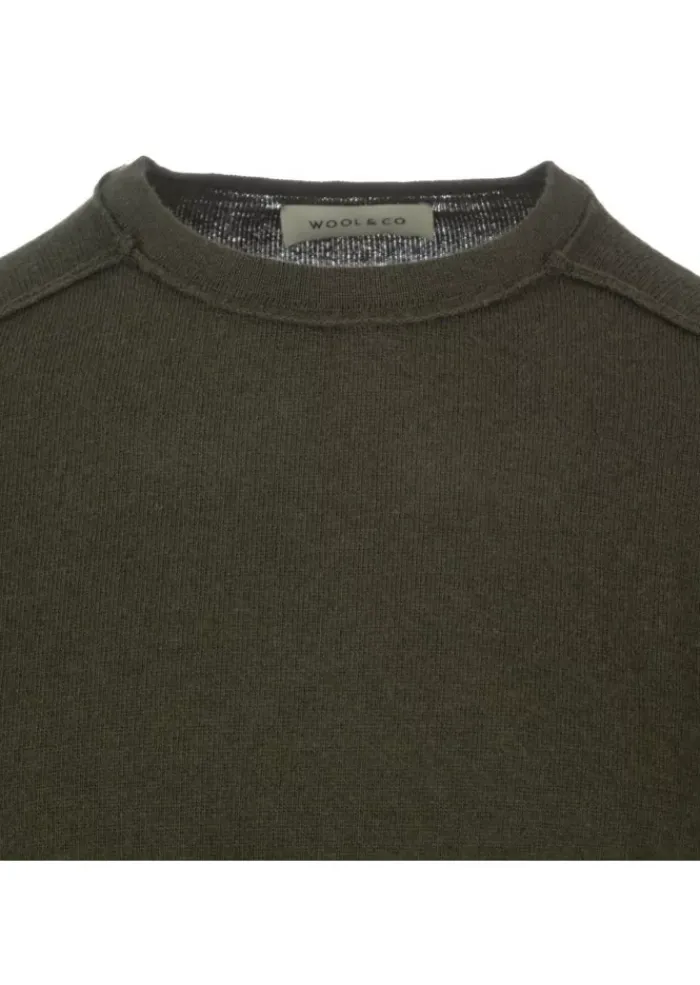 WOOL & CO WOOL & CO | PULLOVER WOLLE VISKOSE GRÜN Best