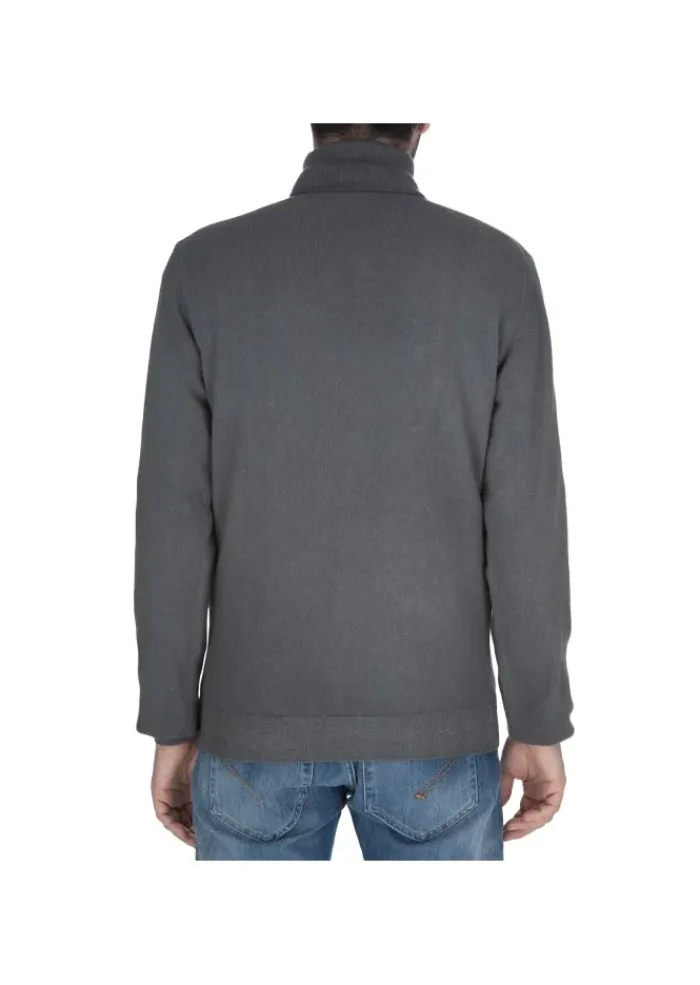 WOOL & CO WOOL & CO | ROLLKRAGENPULLOVER WOLLE GRAU Outlet