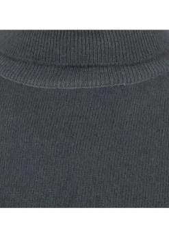WOOL & CO WOOL & CO | ROLLKRAGENPULLOVER WOLLE GRAU Outlet